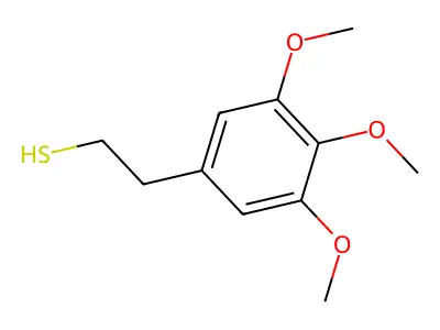 2-(3,4,5-Trimethoxyphenyl)ethane-1-thiol structure