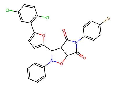 C27H17BrCl2N2O4 structure
