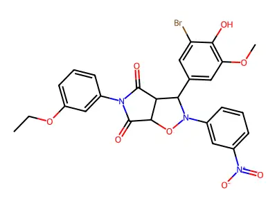 C26H22BrN3O8 structure