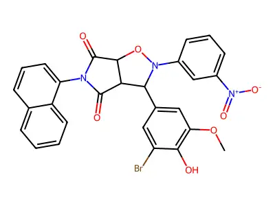 C28H20BrN3O7 structure