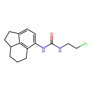 Urea, 1-(2-chloroethyl)-3-(6,7,8,8a-tetrahydro-acenaphthen-5-yl)- structure