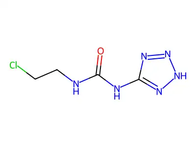 Urea, 1-(2-chloroethyl)-3-(1H-tetrazol-5-yl)- structure