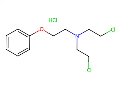 Triethylamine, 2,2'-dichloro-2-phenoxy-, hydrochloride structure