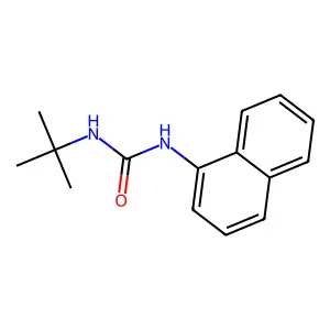 Urea, 1-tert-butyl-3-(1-naphthyl)- structure