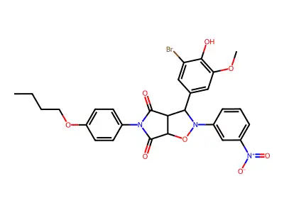 C28H26BrN3O8 structure