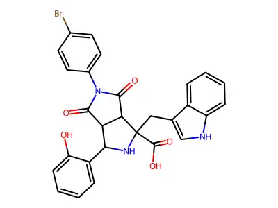 C28H22BrN3O5 structure