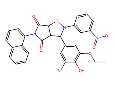 C29H22BrN3O7 structure