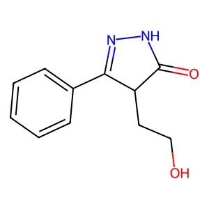4-(2-Hydroxyethyl)-5-phenyl-2,4-dihydro-3H-pyrazol-3-one structure