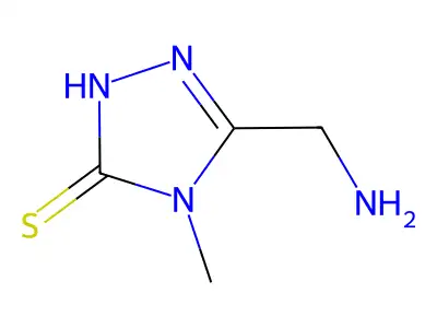 5-(Aminomethyl)-4-methyl-4H-1,2,4-triazole-3-thiol structure