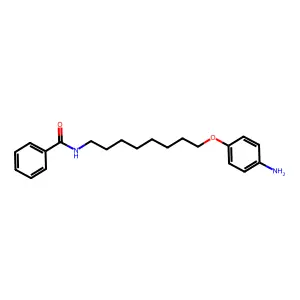 Benzamide, N-(8-(p-aminophenoxy)octyl)- structure