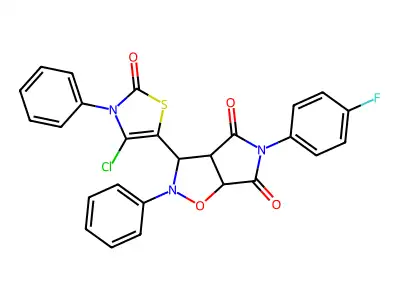 C26H17ClFN3O4S structure
