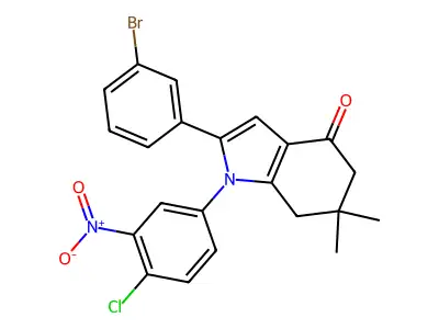 C22H18BrClN2O3 structure