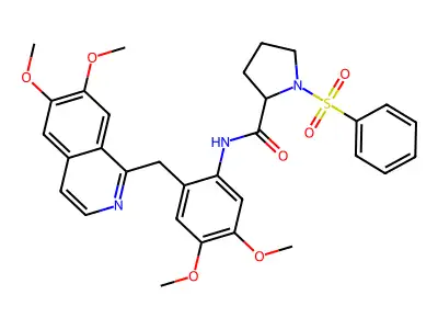C31H33N3O7S structure