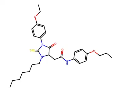C29H39N3O4S structure