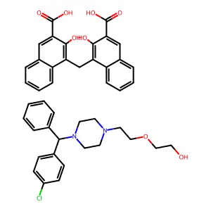 Hydroxyzine Pamoate structure