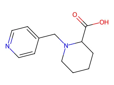 1-(pyridin-4-ylmethyl)piperidine-2-carboxylic Acid structure