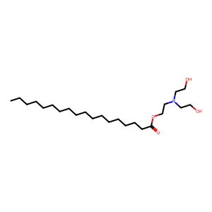 Octadecanoic acid, 2-(bis(2-hydroxyethyl)amino)ethyl ester structure