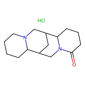 Lupanine, monohydrochloride, hydrate structure