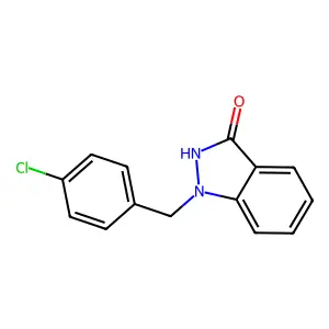 1H-Indazol-3-ol, 1-(p-chlorobenzyl)- structure