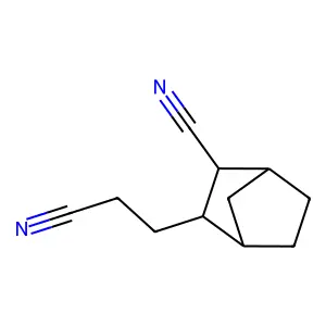Propionitrile, 3-(3-cyano-2-norbornyl)- structure