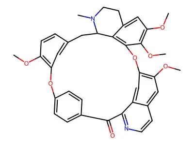 Oxofangchirine structure