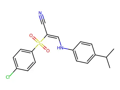 C18H17ClN2O2S structure