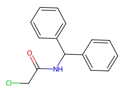 N-Benzhydryl-2-chloroacetamide structure