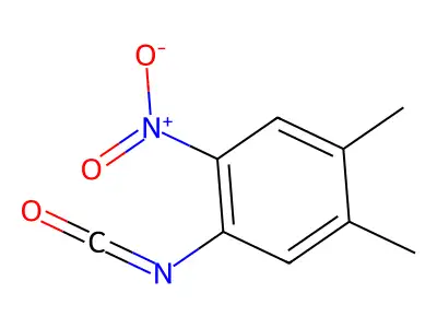 4,5-Dimethyl-2-nitrophenyl isocyanate structure