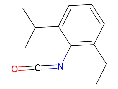 2-Ethyl-6-isopropylphenyl isocyanate structure