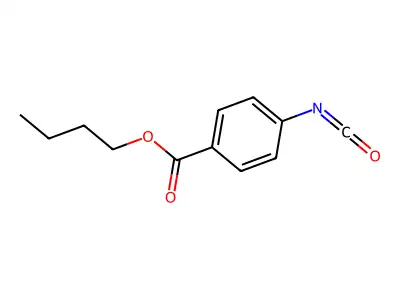 Butyl 4-isocyanatobenzoate structure
