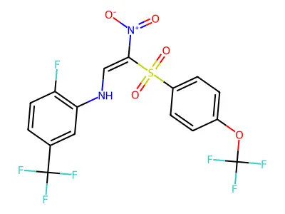C16H9F7N2O5S structure