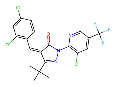 C20H15Cl3F3N3O structure