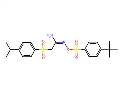 C21H28N2O5S2 structure