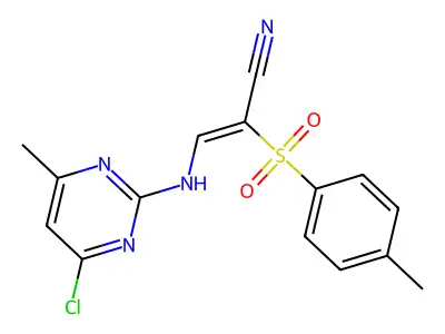 C15H13ClN4O2S structure