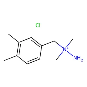 Hydrazinium, dimethyl(3,4-dimethylbenzyl)-, chloride structure