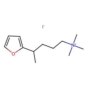4-(Furan-2-yl)-N,N,N-trimethylpentan-1-aminium iodide structure