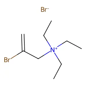 2-Bromo-N,N,N-triethylprop-2-en-1-aminium bromide structure