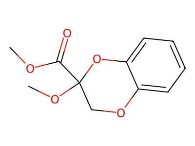 methyl 3-methoxy-2H-1,4-benzodioxine-3-carboxylate structure