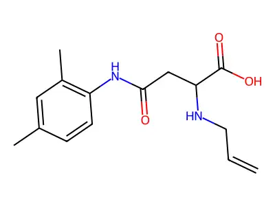2-(Allylamino)-4-((2,4-dimethylphenyl)amino)-4-oxobutanoic acid structure