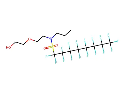 (C2-H4-O)mult-C13-H12-F17-N-O3-S structure