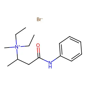 Ammonium, (2-carbanilino-1-methylethyl)diethylmethyl-, bromide structure