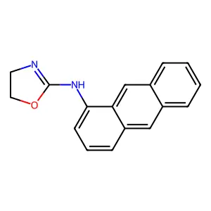 1-Anthramine, N-(2-oxazolin-2-yl)- structure