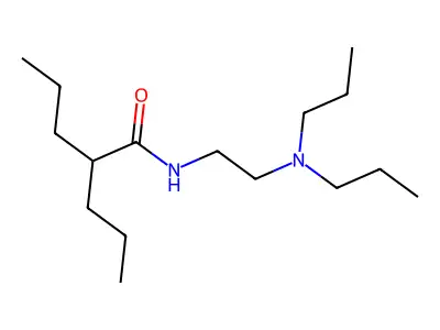 Valeramide, N-(2-(dipropylamino)propyl)-2-ethyl- structure