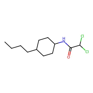 Acetamide, N-(4-butylcyclohexyl)-2,2-dichloro- structure
