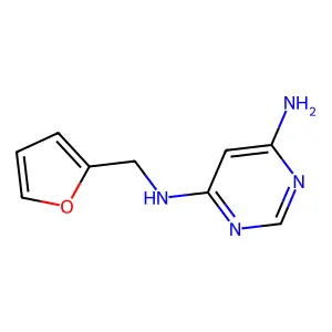 4-N-(furan-2-ylmethyl)pyrimidine-4,6-diamine structure