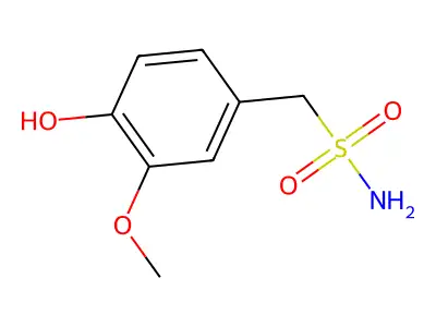 (4-Hydroxy-3-methoxyphenyl)methanesulfonamide structure