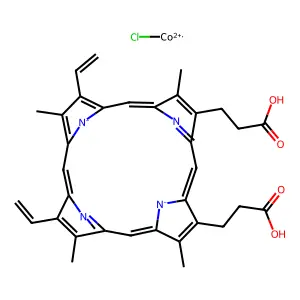 COBALTIC PROTOPORPHYRIN IX CHLORIDE structure