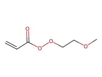 2-Propeneperoxoic acid, 2-methoxyethyl ester structure