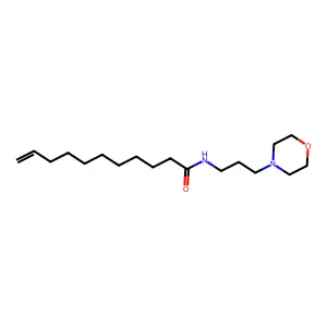 10-Undecenamide, N-(3-morpholinopropyl)- structure