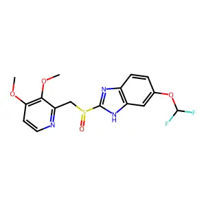 Pantoprazole structure